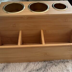 Hot tools Holder with Gold Accents